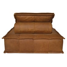 Audrey Single Leather Lounger